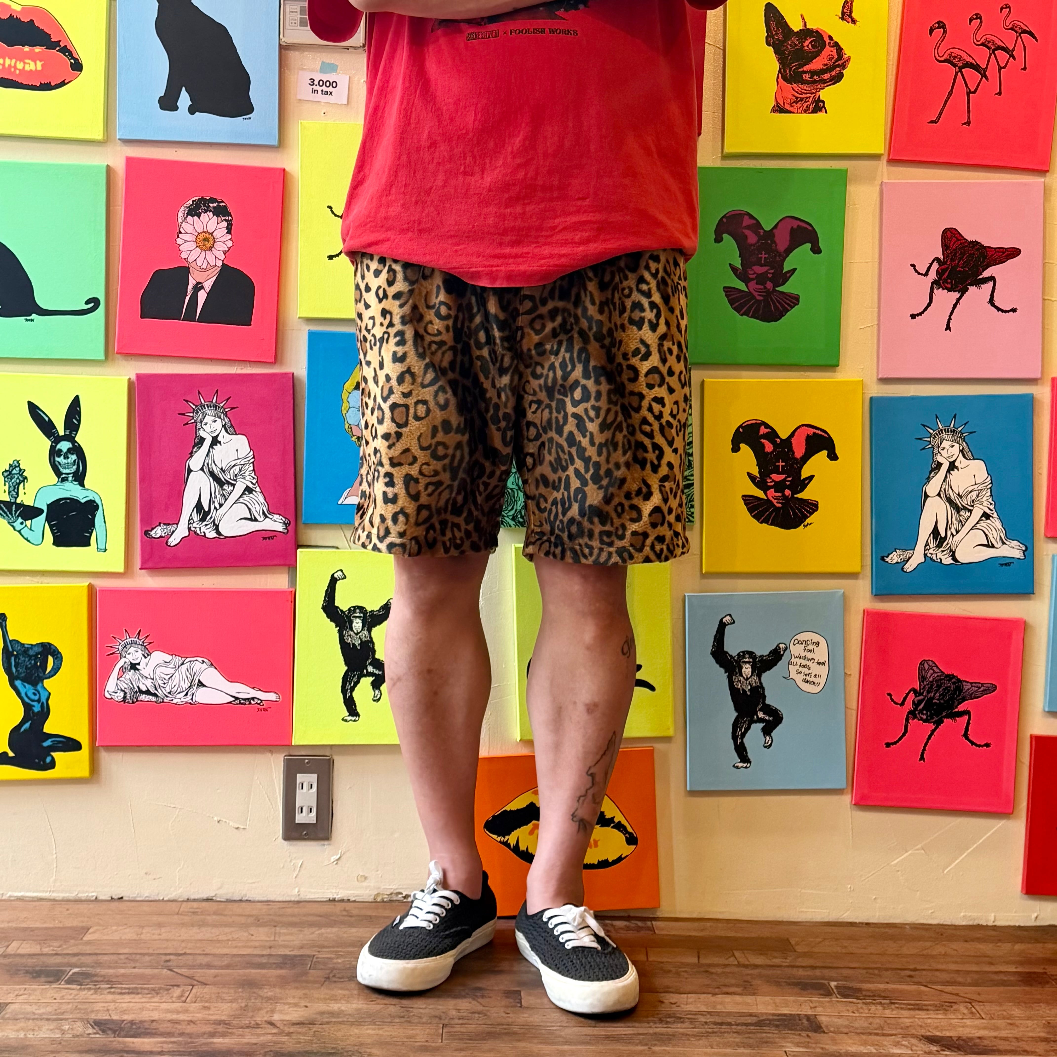 FAKE FUR LEOPARD EASY SHORTS (LEOPARD A) / SCENE REPORT | SCENE REPORT