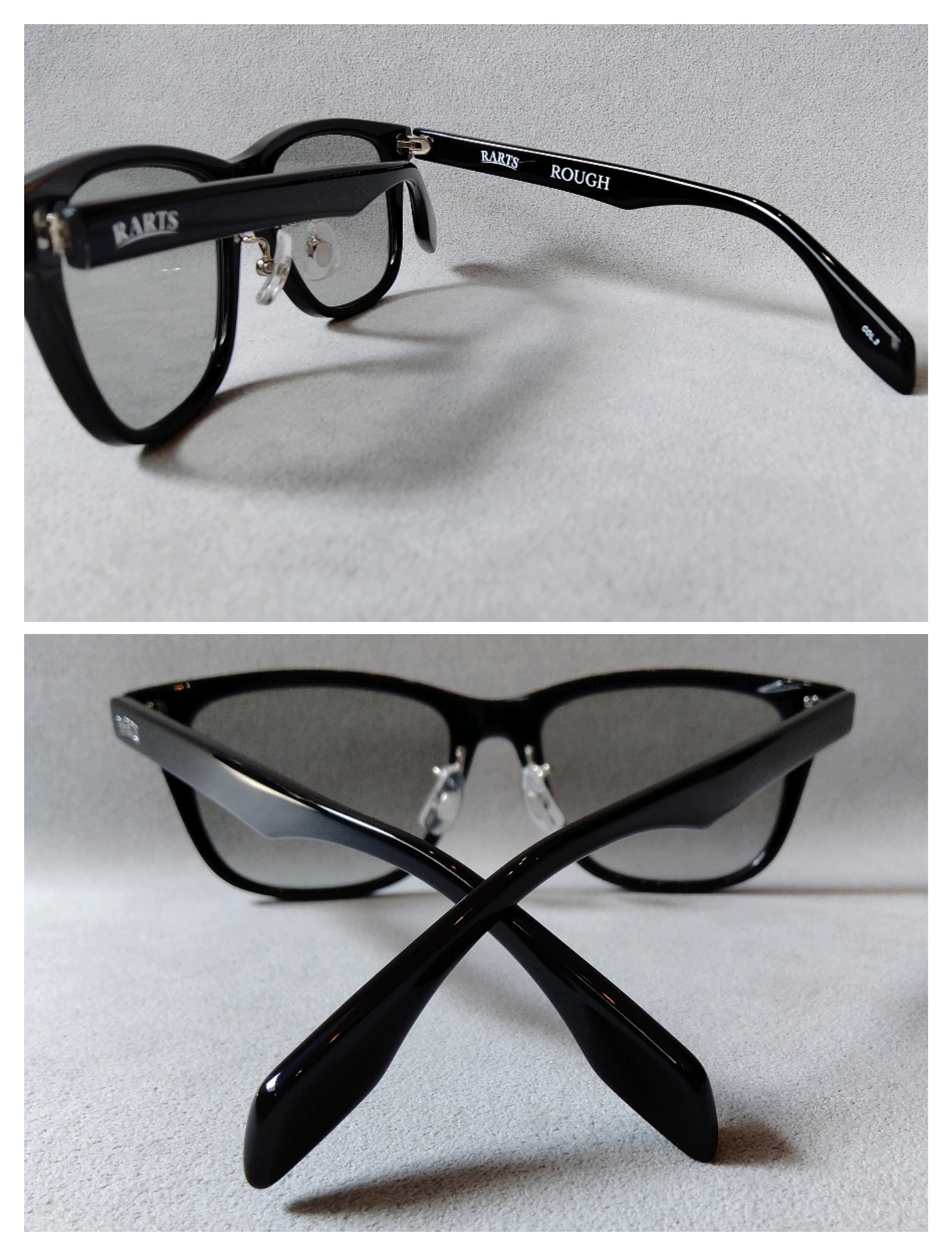 RARTS（アーツ）偏光lensサングラス「ROUGH ラフ」RS-101/3.BLACK