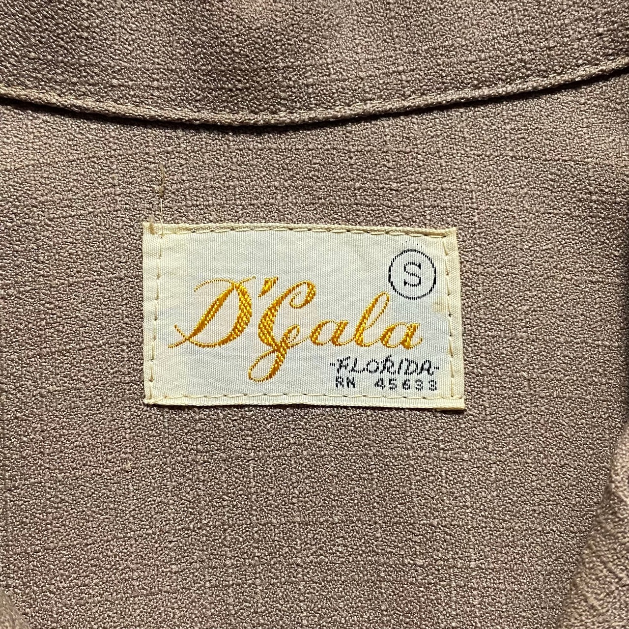 vintage 1970’s open collar shirt