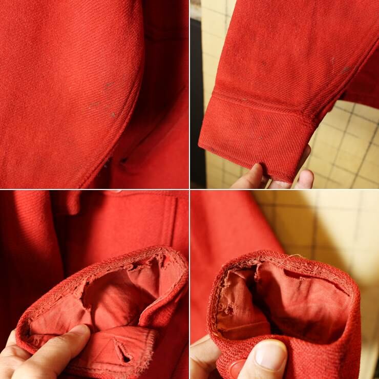 50s USA製 Woolrich ウール ハンティングジャケット レッド 50s USA製 Woolrich ウール ハンティングジャケット レッド