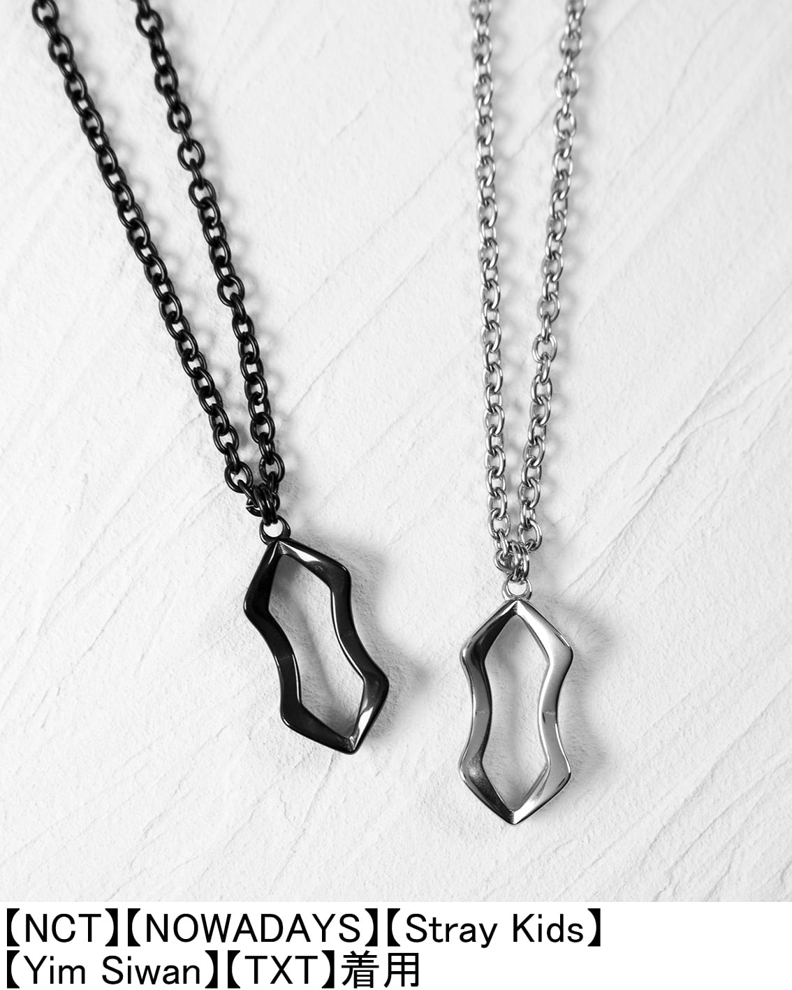 AD.17 ADNEW Symbol Necklace Silver＆Black | ADNEW【エディニュー】