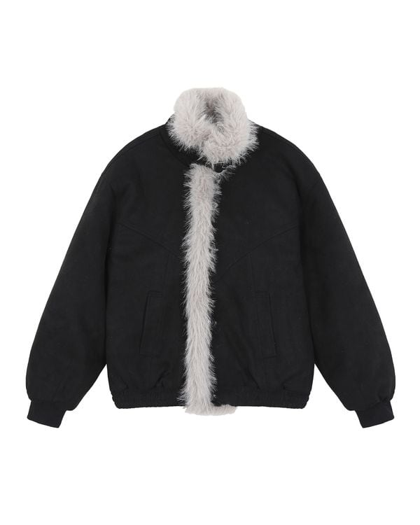 Fur suede jacket TH3632