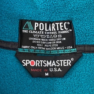 【POLARTEC】USA製 フリース ジャケット スナップT M ポーラテック アメリカ古着