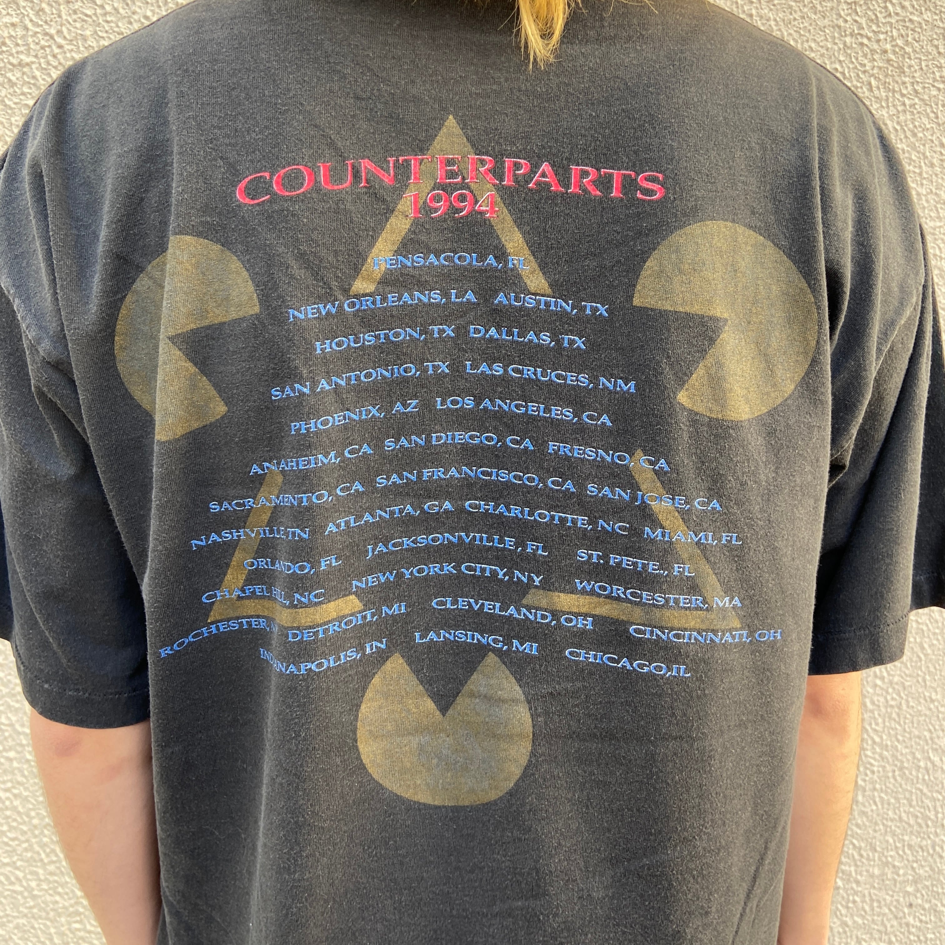 90s USA製 rush ラッシュ バンドTシャツ ツアーT ブラック XL | 古着屋 Uan