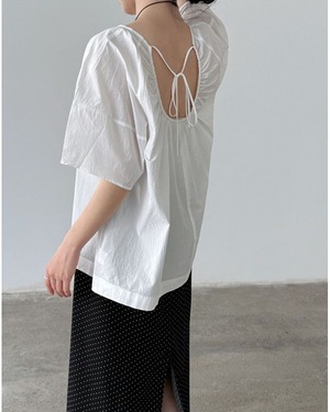 Back Ribbon Blouse