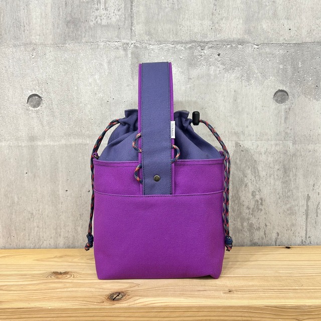 【紐なし】2025新作-＊ One Handle Para2WayBag ＊- <2WAY仕様> / スミレ×パープル