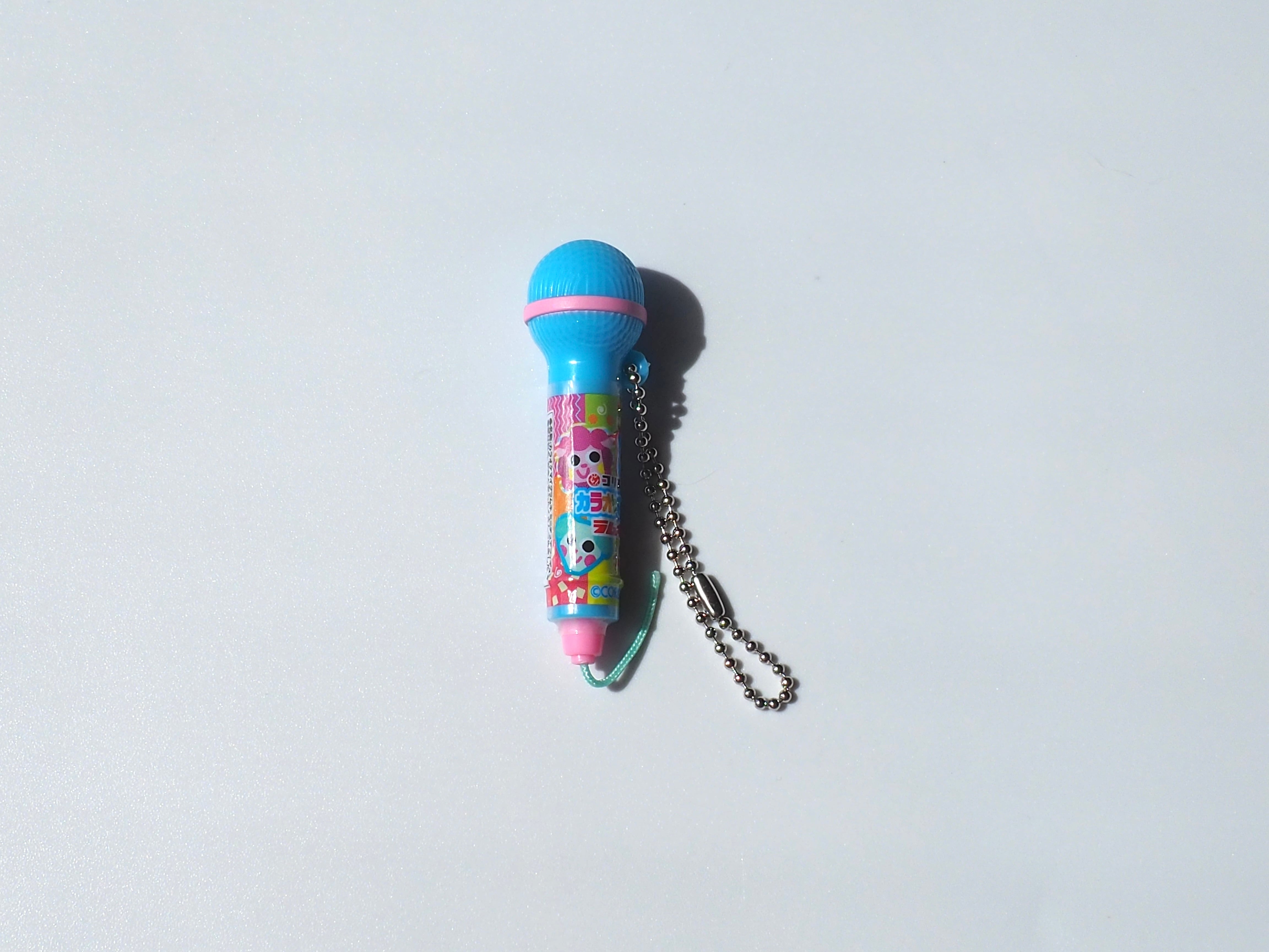 カラオケマイクラムネミニチュアマスコット①水色 | nozomiya