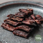 【送料無料】【やわらか】【食いつき抜群】エゾ鹿肉プレミアム生ジャーキー（大）１００g×３個セット