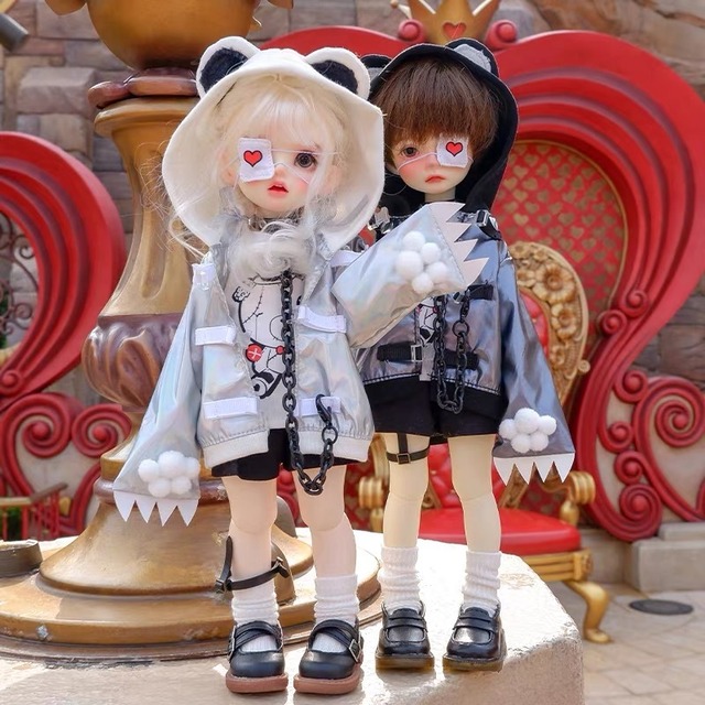 衣装セット！ 洋服 服 コスプレ 眼帯 パーカー BJD 1/6 球体関節人形 