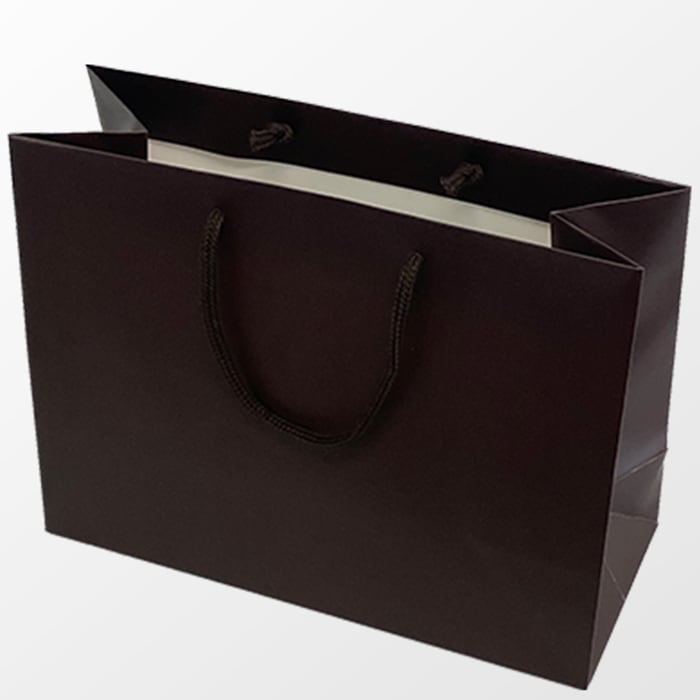 紙袋 ムース・ショコラ ブラウン（Sサイズ）１枚 ペーパーバッグ 幸せデリバリー（ギフト・結婚式アイテム・手芸用品の通販）