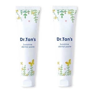 新バージョン【2本セット・送料無料】歯みがき粉 Dr.Tan's Sunshine dental paste