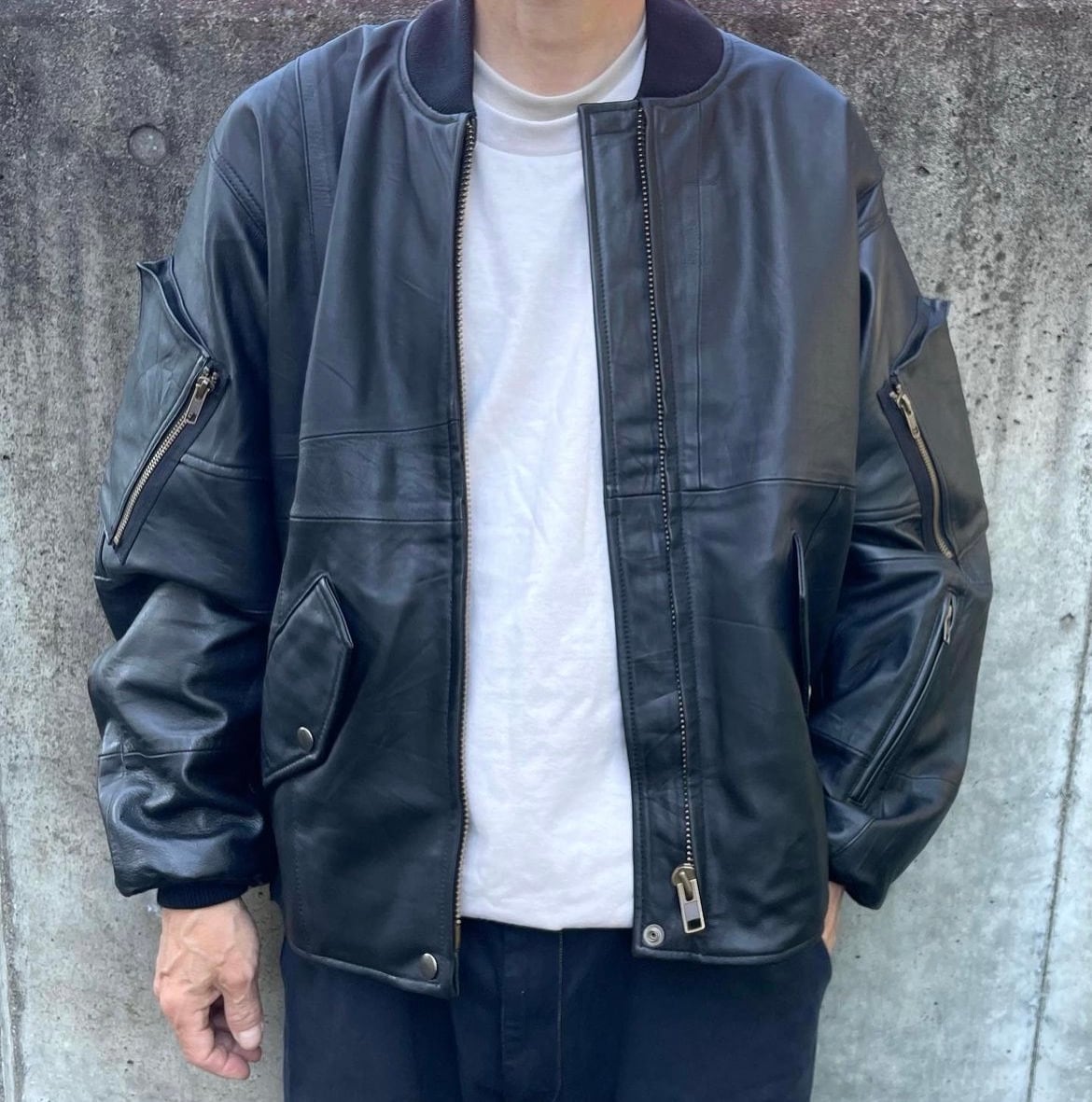 Canadian flight Leather JKT | yoused