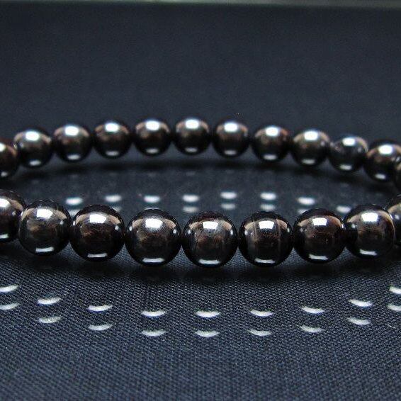 スギライト ブレスレット 7mm ブラックスギライト ブレス 一点物 メール便可 [M便 1/10] 111-45630