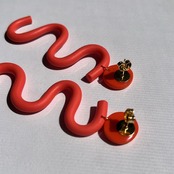 ポリマークレイピアス - 68