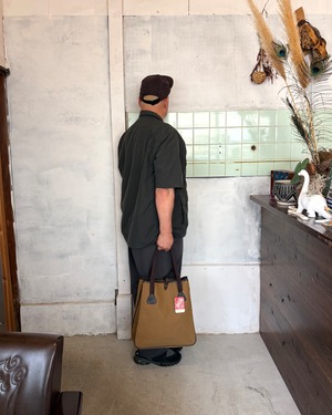 【quality gunslips GOODS】HEAVY DRILL TOTE BAG(L)