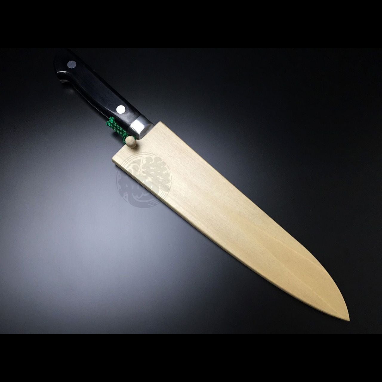 名入れ/送料無料】有次 包丁 牛刀 210mm 日本製 S合金鋼 Aritsugu 黒木