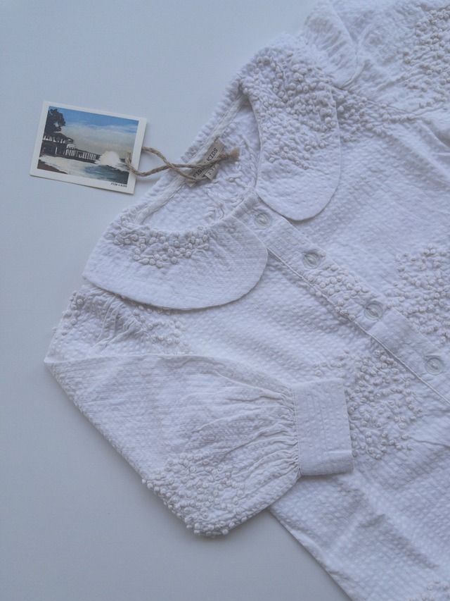 《即納》outlet FISH&KIDS/ FLOWERS ROMANTIC BLOUSE