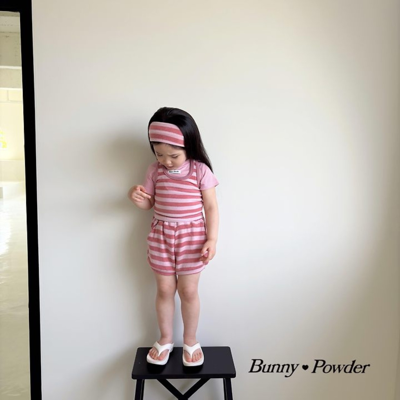 [Bunny Powder] Planning) Striped Hair Band / [버니파우더] 기획)단가라헤어밴드