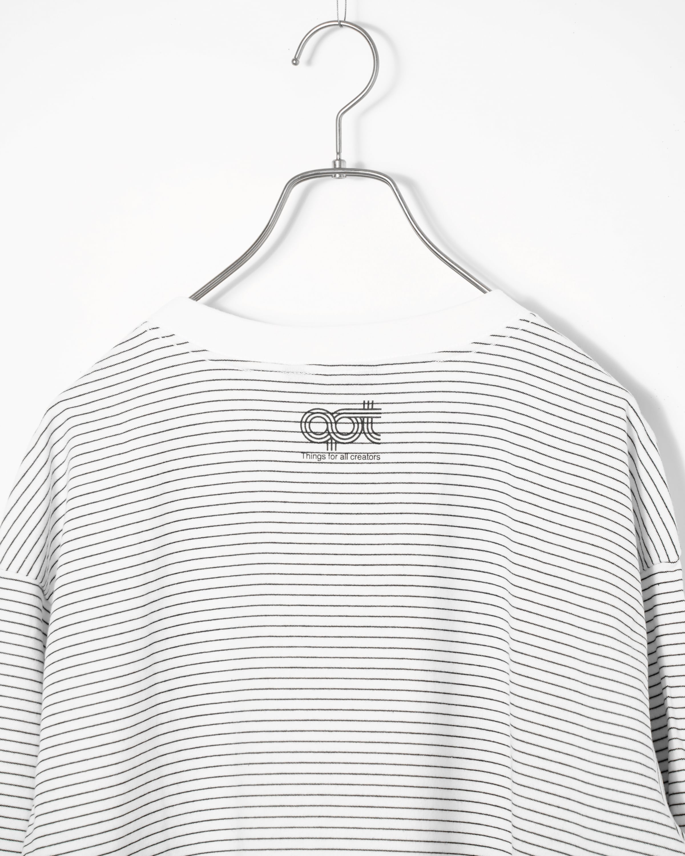 Optstuff DRAWSTRING BORDER T-SHIRT L 白 Optstuff DRAWSTRING BORDER T-SHIRT L 白 OPTSTUFF] DRAWSTRING