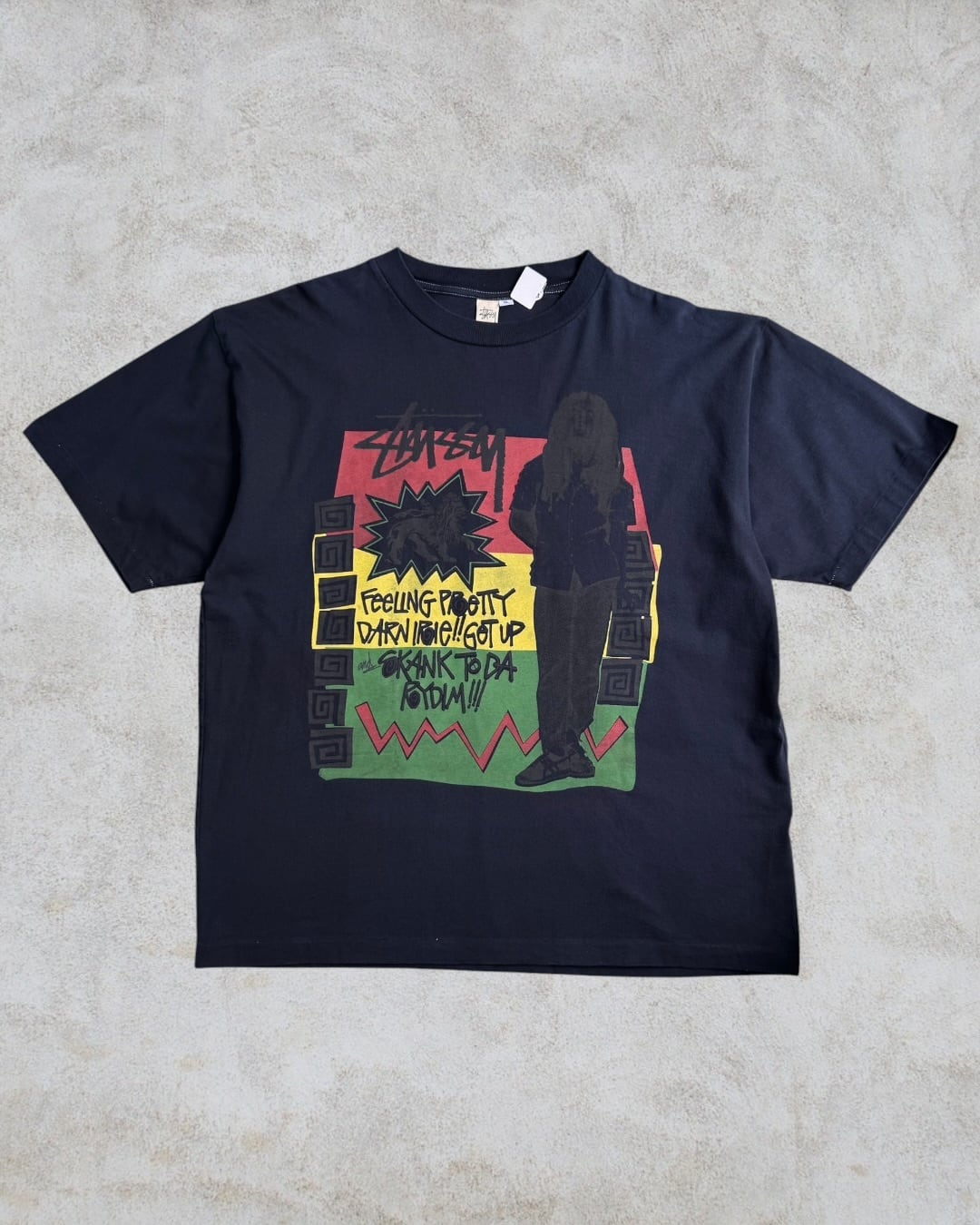 Special‼︎】90's bootleg stussy Bob Marley Design Tee “白タグ