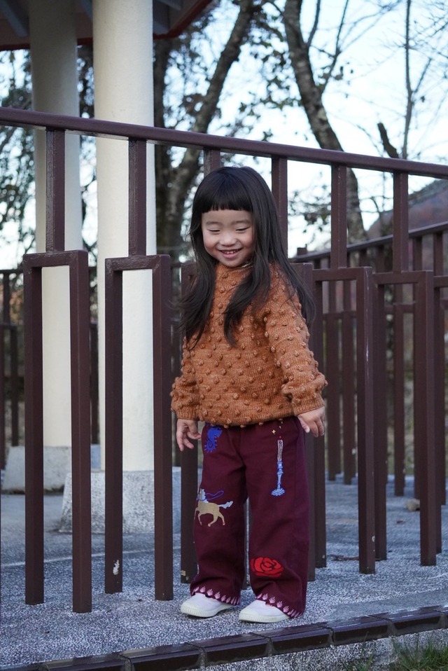 《即納》SISSEL MINI / ODA MINI PANTS - Burgundy