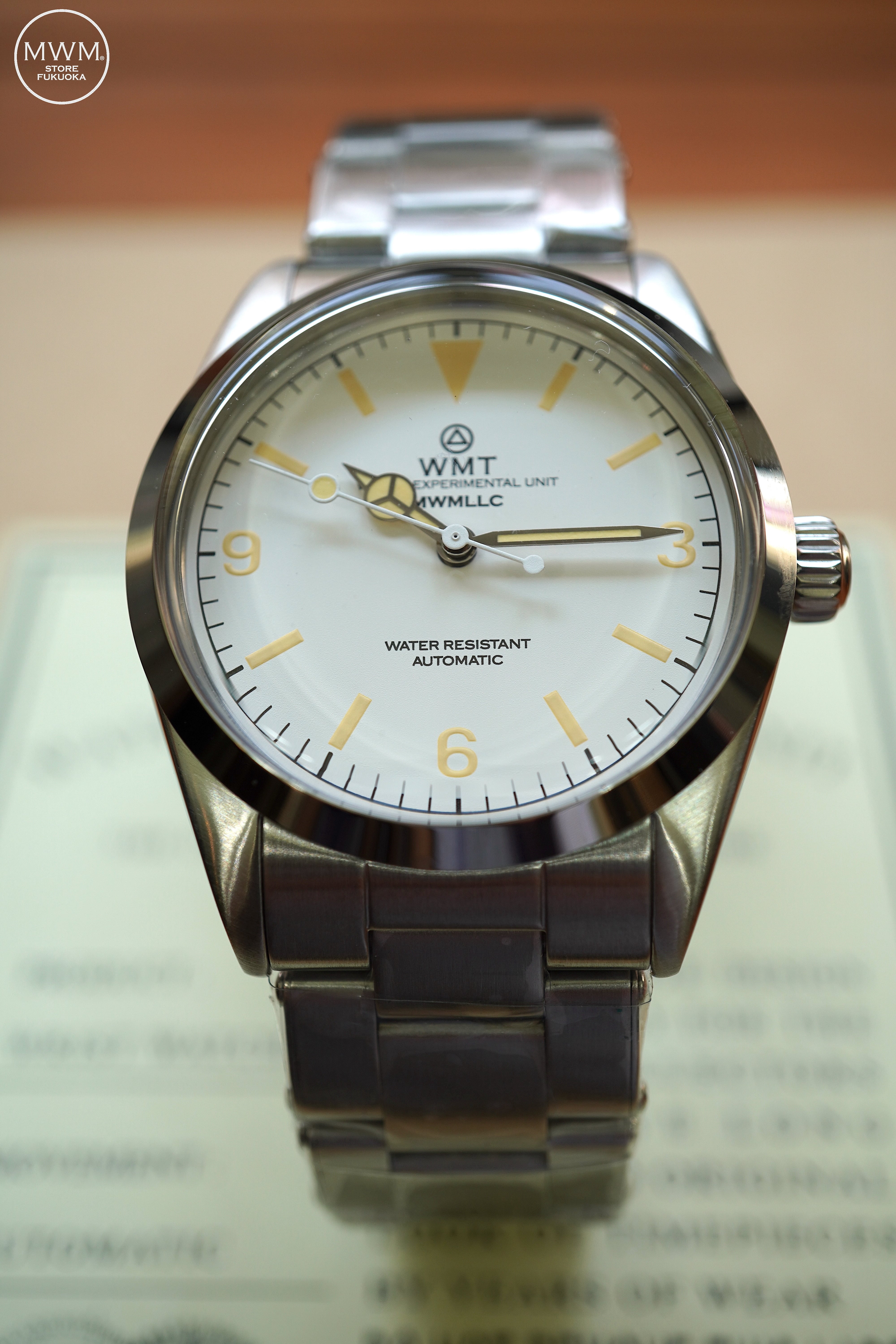 WMT Albino Barracuda バラクーダ　MWM別注モデル　時計 WMT WATCHES x MWM Albino Barracuda / Aged CASE, HANDS , DIAL