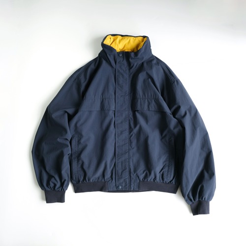 【Eddie Bauer】Zip up Nylon Navy M