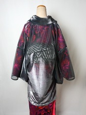 【即納品】Rumi Rock羽織　オーロラ　シルバー　[ B1029 B1030]