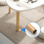 ローテーブル 座卓 コンパクト リビングテーブル 北欧風 ナチュラル ウッドレッグ 角丸デザイン 防水 耐熱 多機能 ミニテーブル コーヒーテーブル 一人暮らし