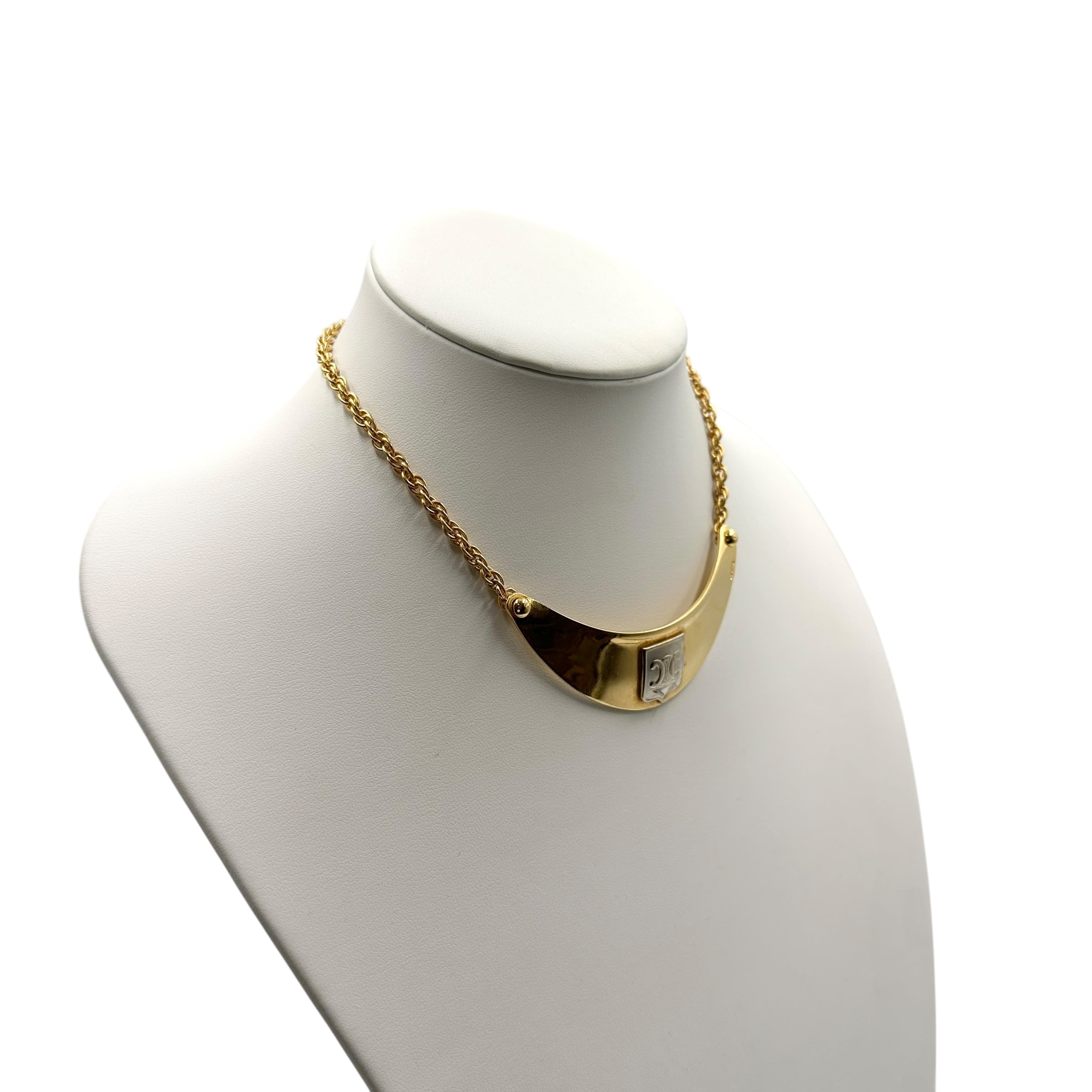 セリーヌ、ネックレス、ゴールド、 CELINE セリーヌ チョーカー ネックレス 17204-202501 | rean