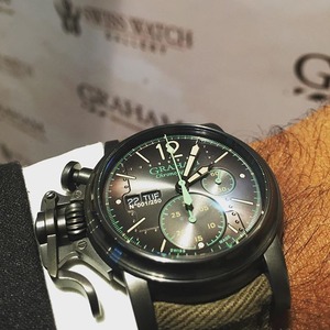 【GRAHAM グラハム】Chronofighter Vintage Aircraft Ltd クロノファイターヴィンテージ エアクラフト（カーキ）世界限定250本／国内正規品 腕時計