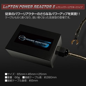 燃費向上グッズ レプトンパワーリアクター5 車 静電気除去 トルクアップ パーツ