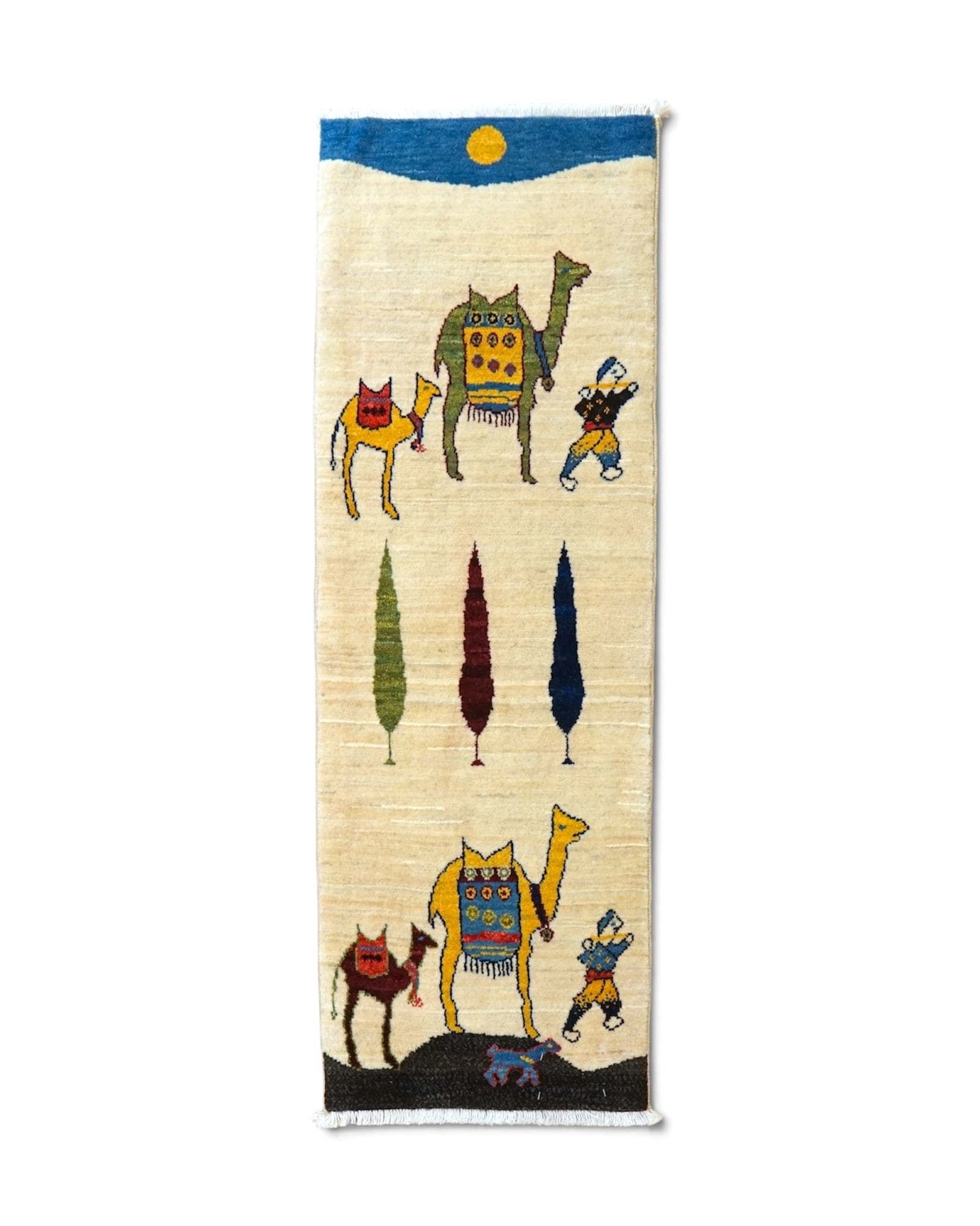 ペルシャギャッベ アマレ族 ギャベ ランナー 116×42cm | Decorworks