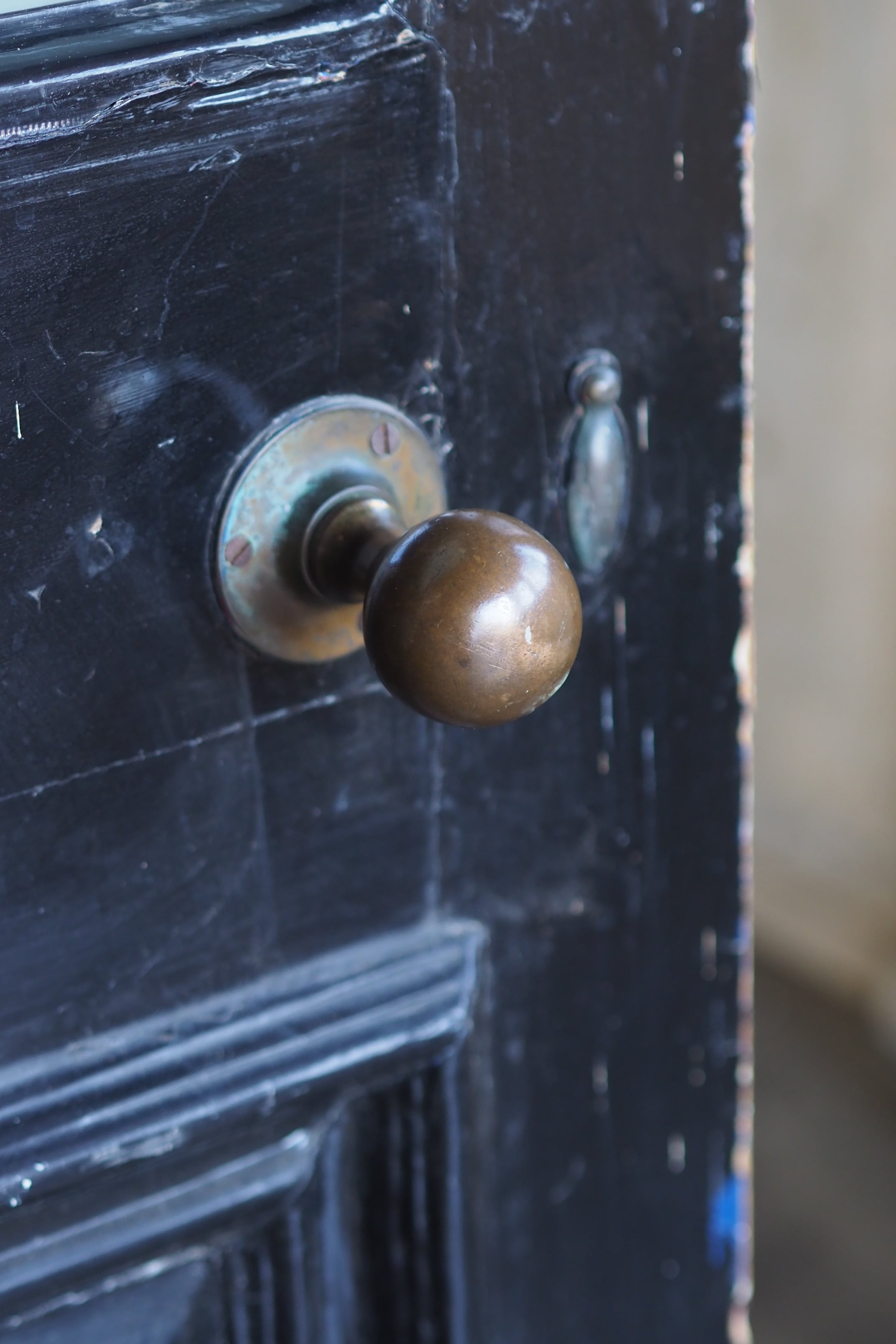 アンティーク 黒/白の玄関ドア-antique entrance door | アンティーク