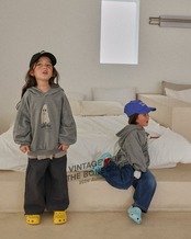 韓国子供服 / 26Autumn / Boneoune / ゴーストフードTシャツ / キッズ服 / ジュニア服 / 秋服 *XS~JL*