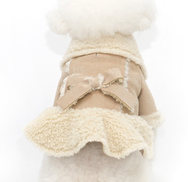 こっそりとペアコーデが出来るテディアウター - (BEIGE)