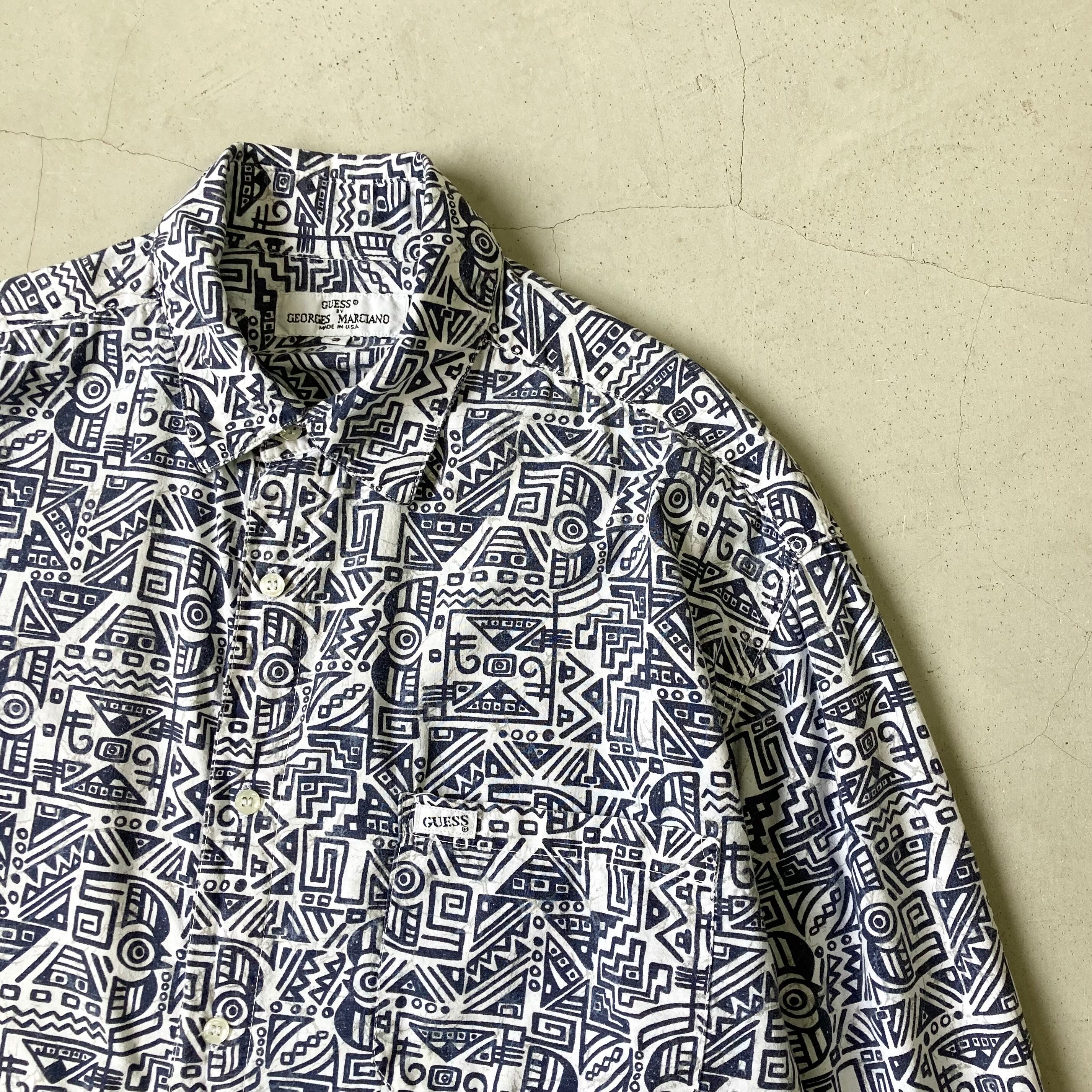 長袖総柄シャツ / L/S patterned shirt | 川村古着店