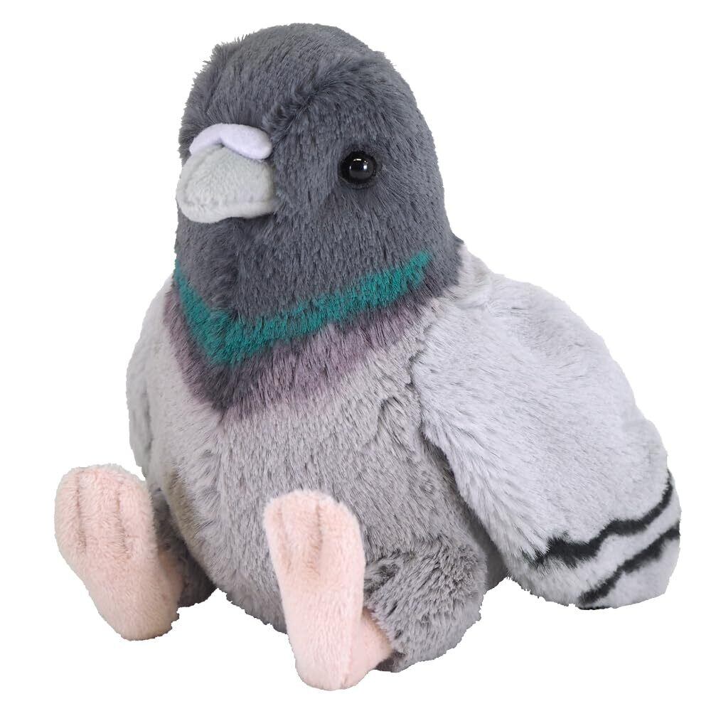 サンレモン フラッフィーズ ハト GY S 12×19×15cm ぬいぐるみ 鳥 鳩