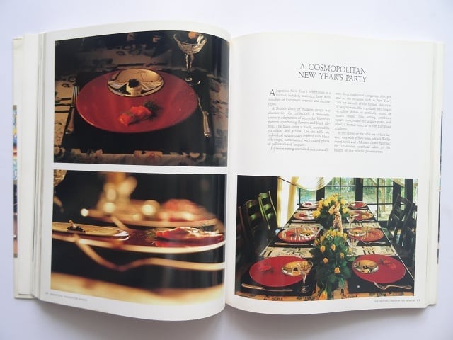 洋書◇漆と銀 西洋のテーブルセッティング写真集 本 食器 カトラリー