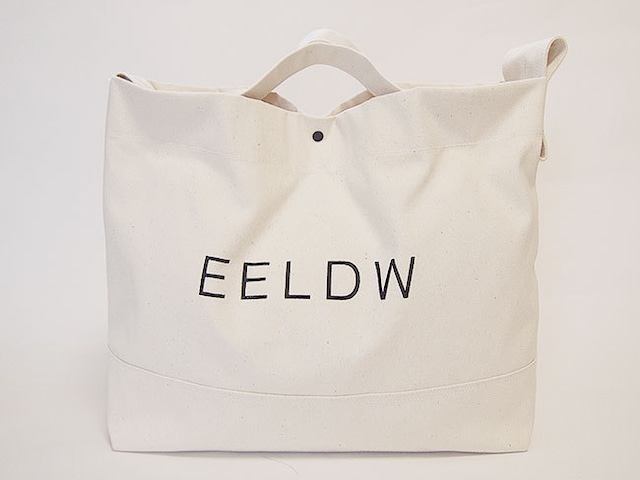 2WAY ショルダー バッグ　"2WAY SHOULDER BAG" (OFF WHITE  / LOGO BLACK)