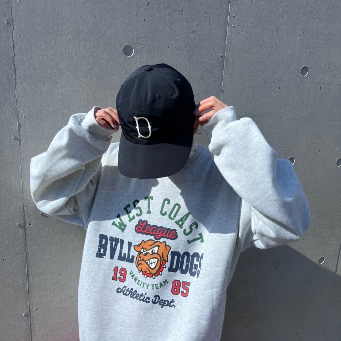 dog print pullover sweat _LN0892