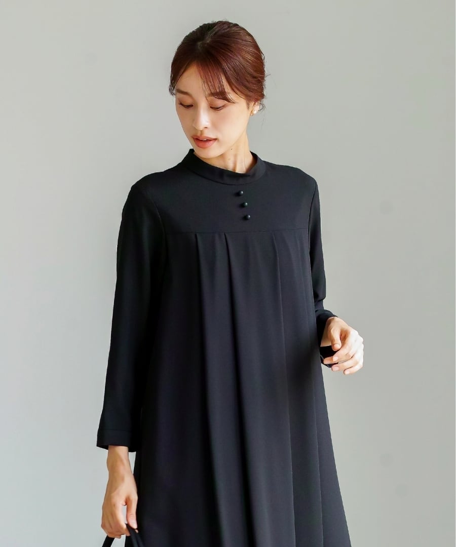 最強配送】喪服・礼服【洗えるフォーマル】ヨーク切り替えタック