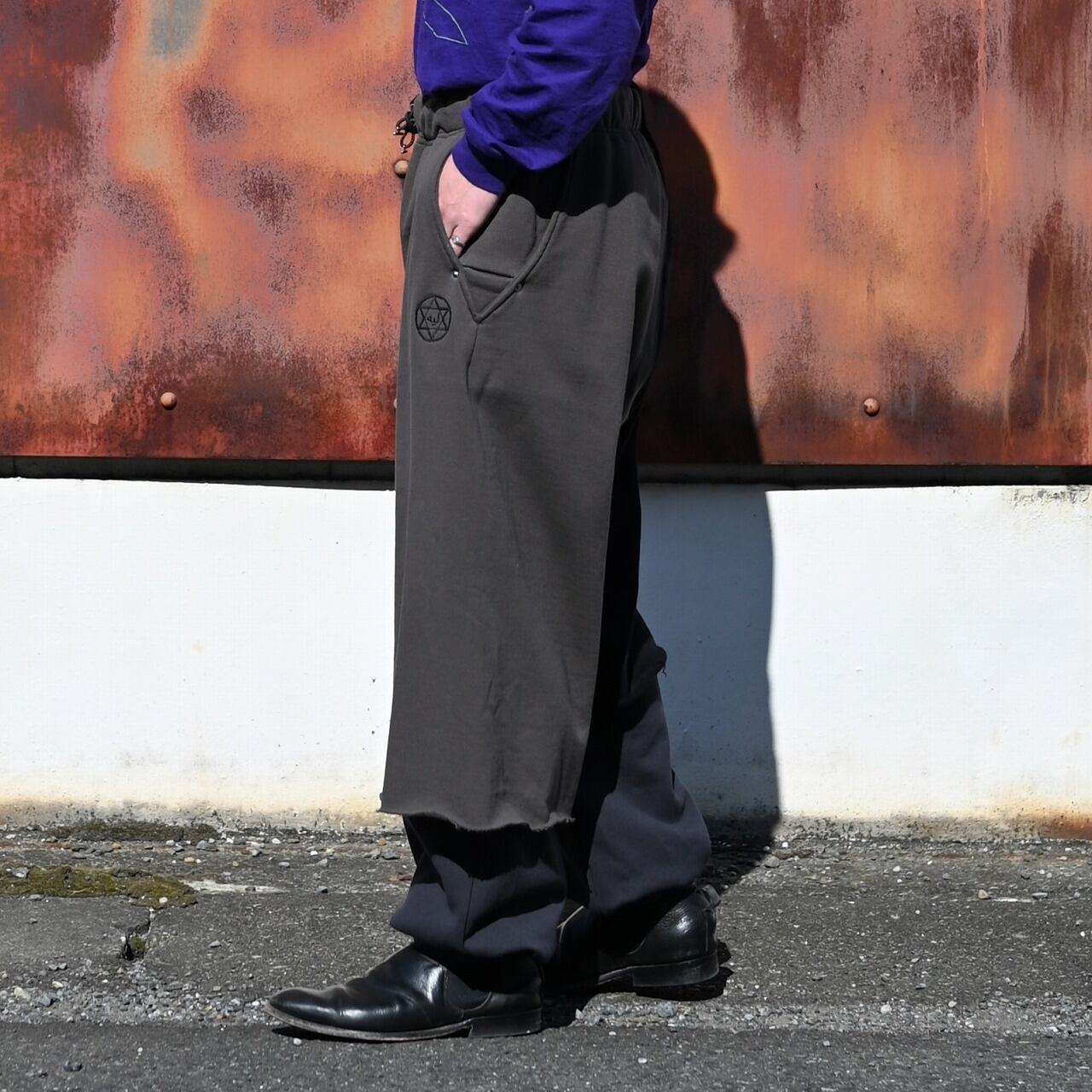 Leh / Layered Wide Track Pants | GANKO