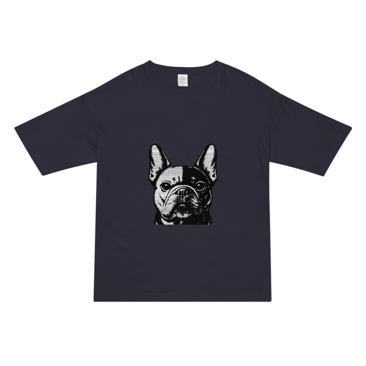 ビッグシルエットBUHI プリントTシャツ(Naby)