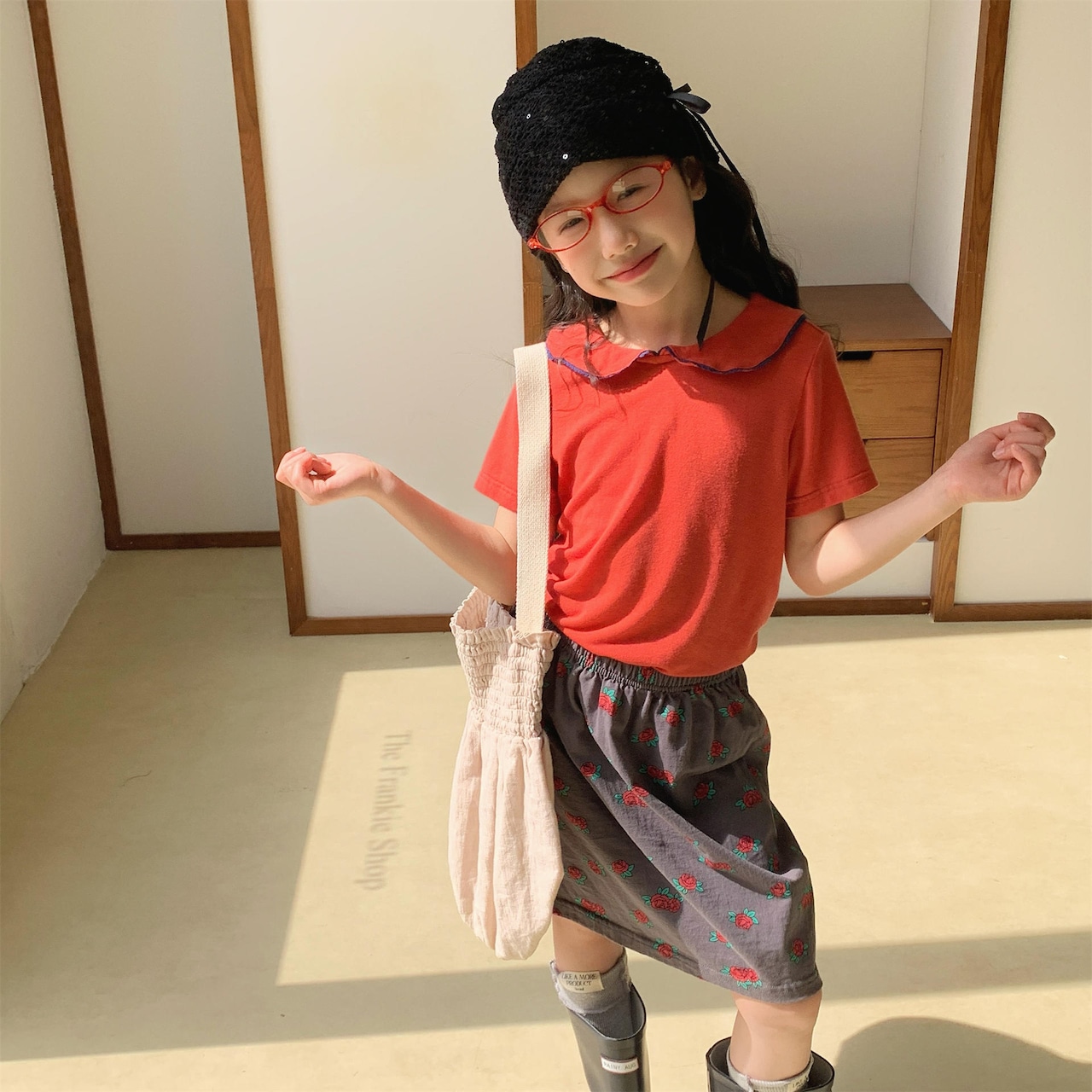 夏レトロカラーTシャツ