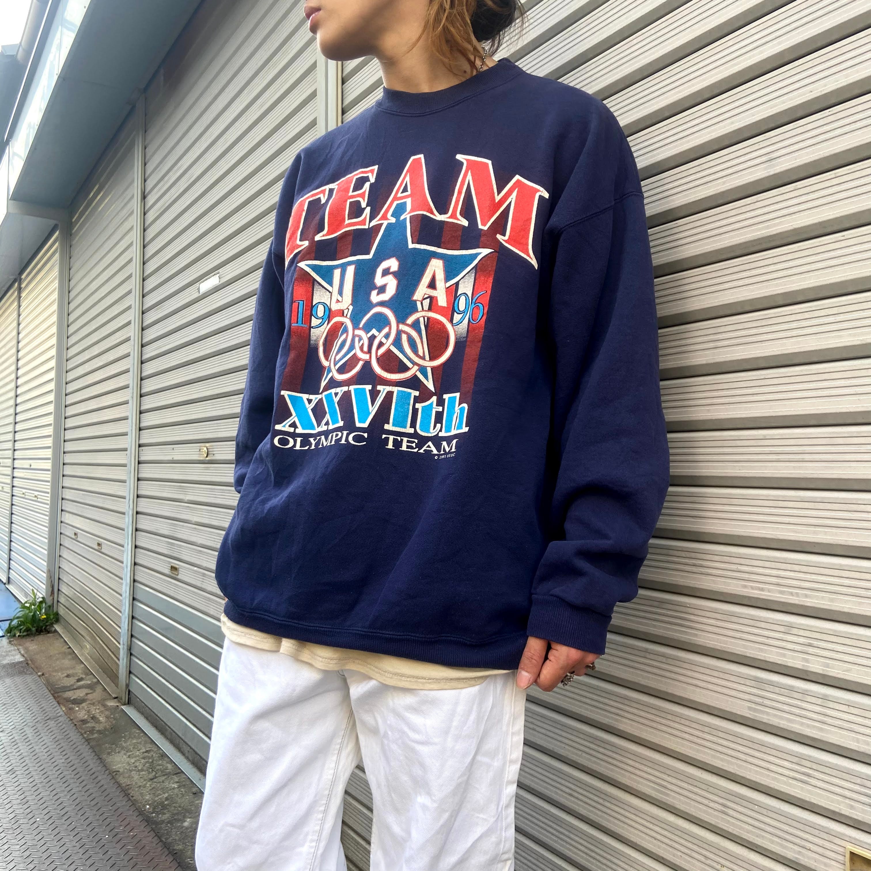 ポロラルフローレン オリンピック フルジップ スウェット USA製 2XL