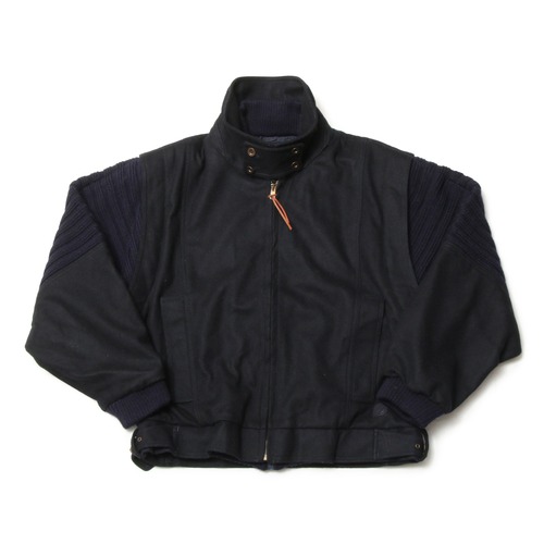 ErmenegildoZegna 90sVintage KnitSwitchingWoolZipJacket
