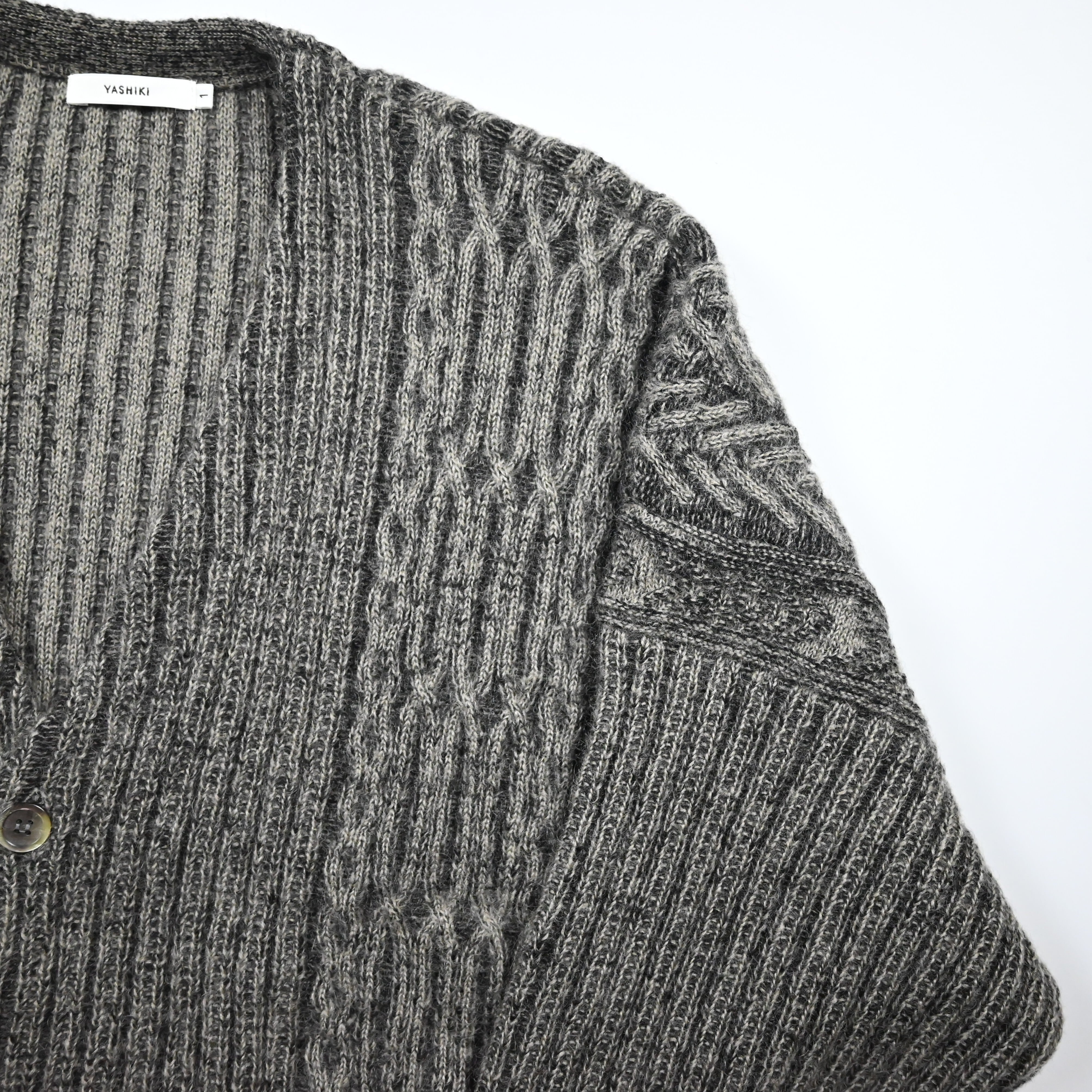 YASHIKI / Sekkei mohair Cardigan | GANKO