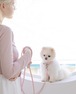 即納【stroll】Rope Leash Slim (Pink)