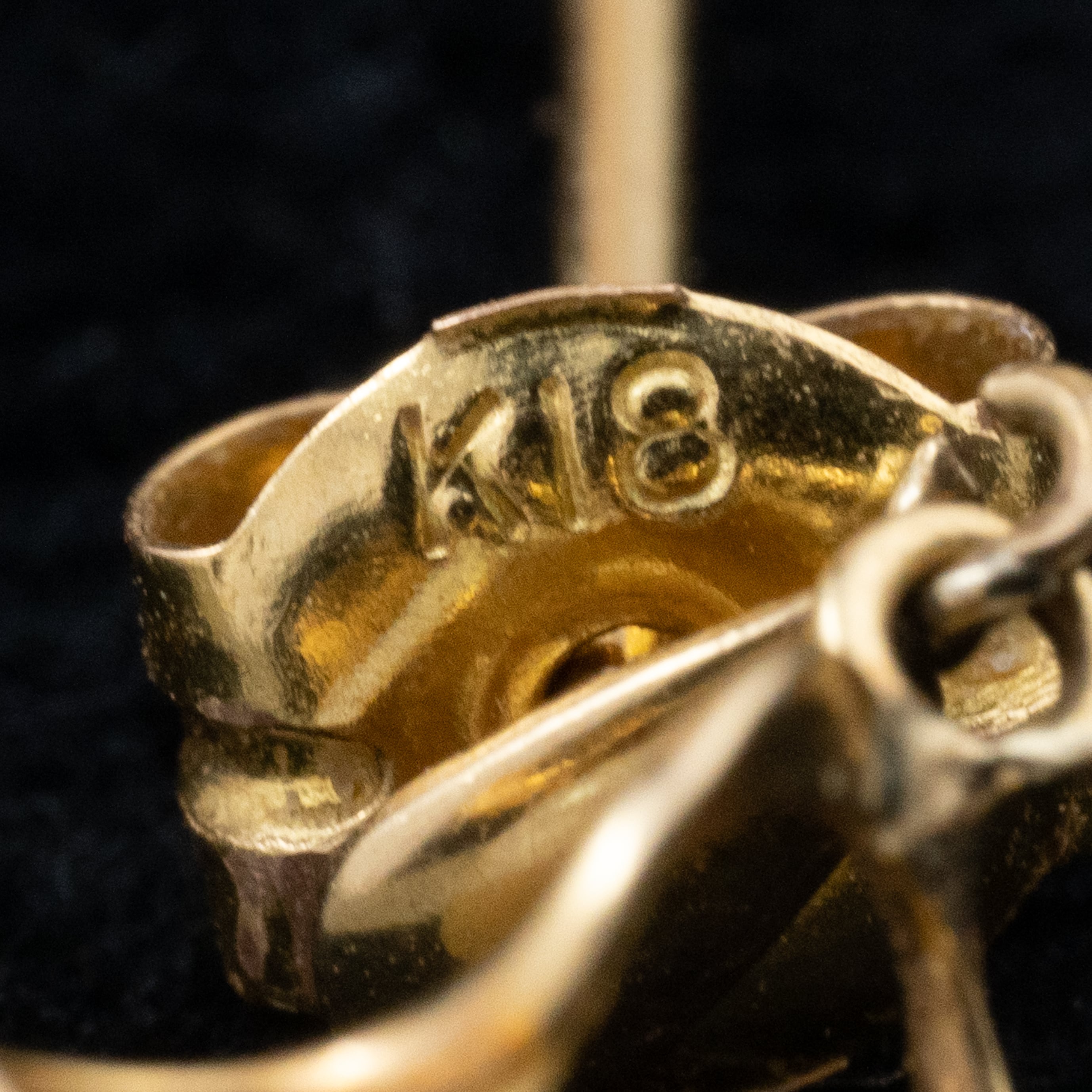 パール様ご確認用です K18 パールピアス 星形でレトロなデザインが可愛いアイテム☆美しい